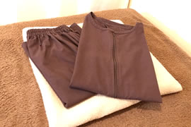 着替えがあるので仕事帰りでも大丈夫