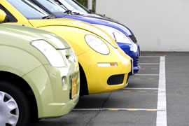 駐車場があるから安心です